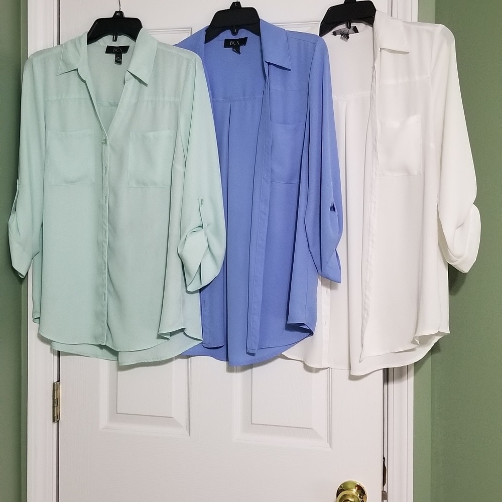 3 beautiful blouse size XL